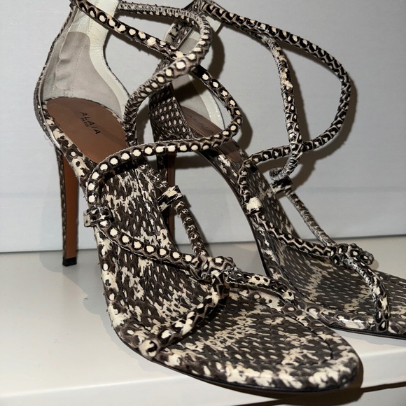Alaia Shoes Alaia Snakeskin Sandals Poshmark